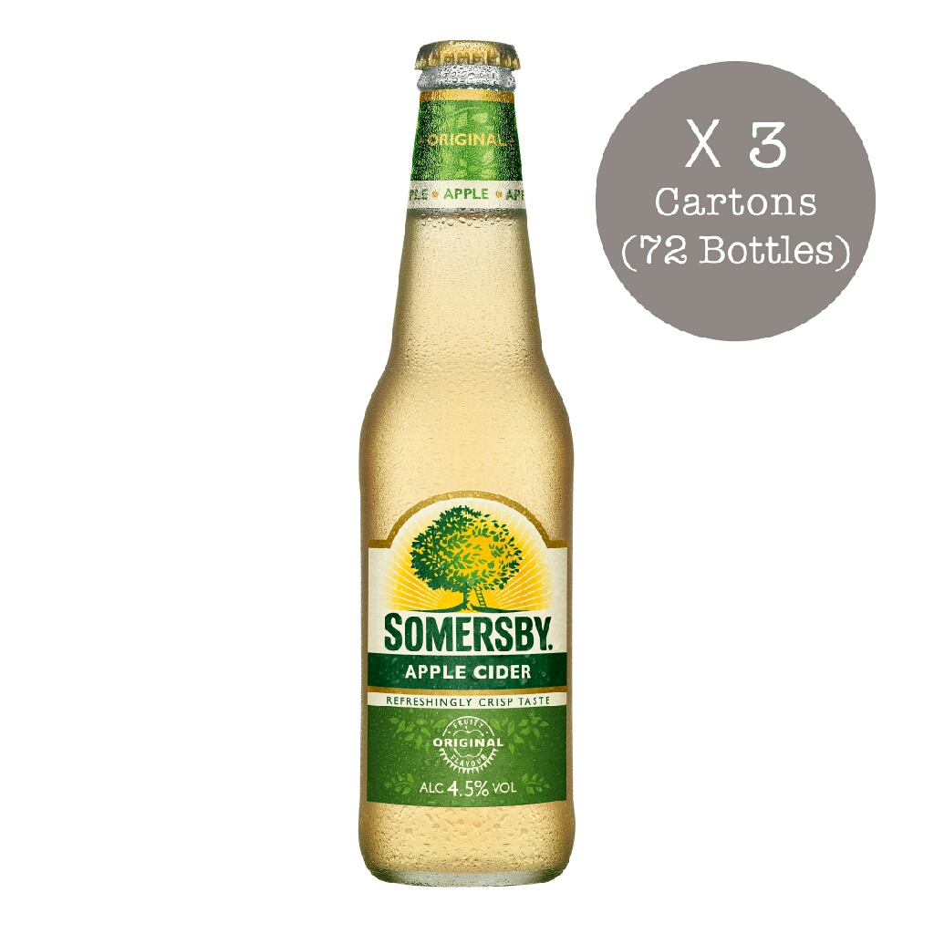 Somersby Apple Cider Bottles (24 X 330ml) X 3 Cartons